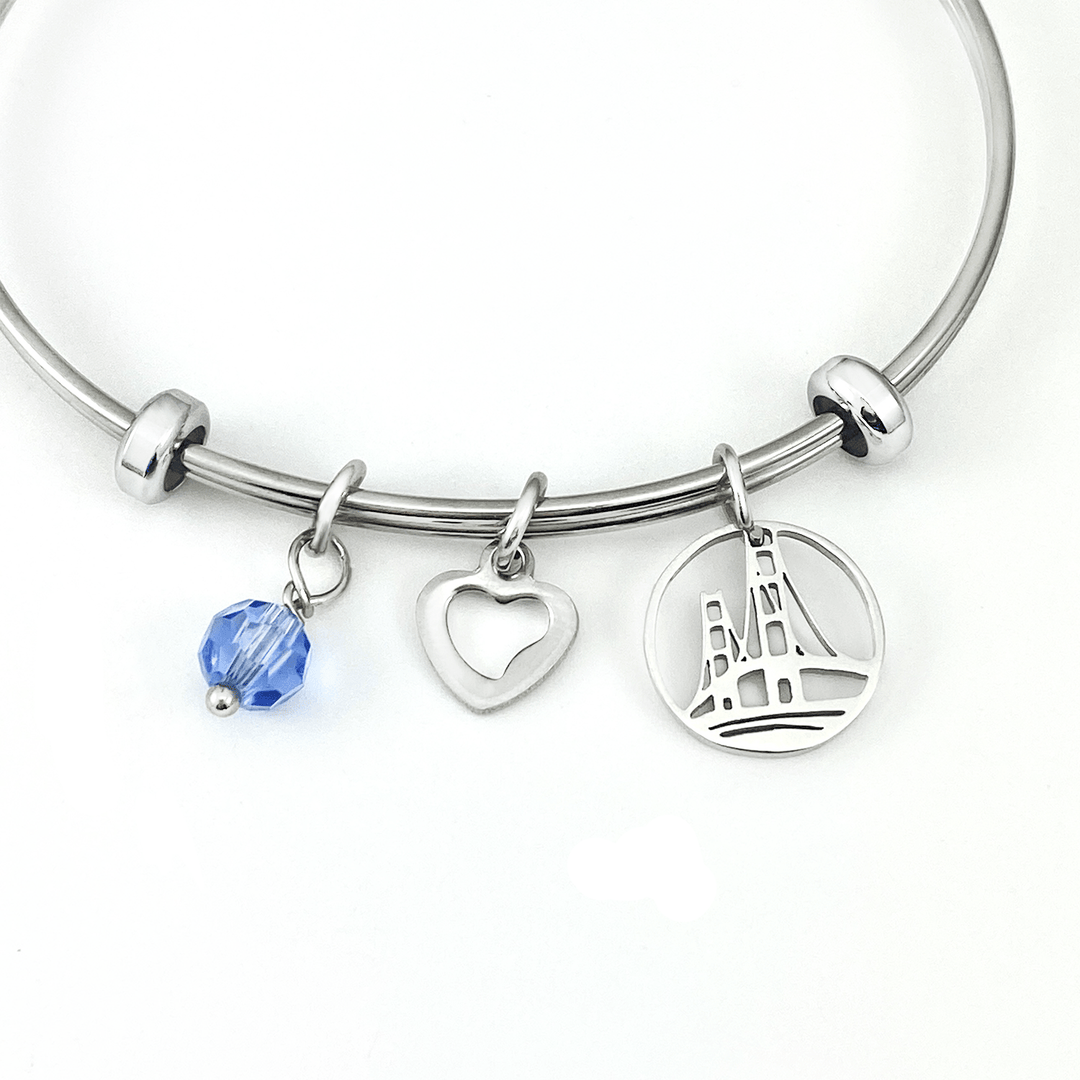 Bridge Charmed Cuff Bracelet, Mackinac Bridge - Be Inspired UP