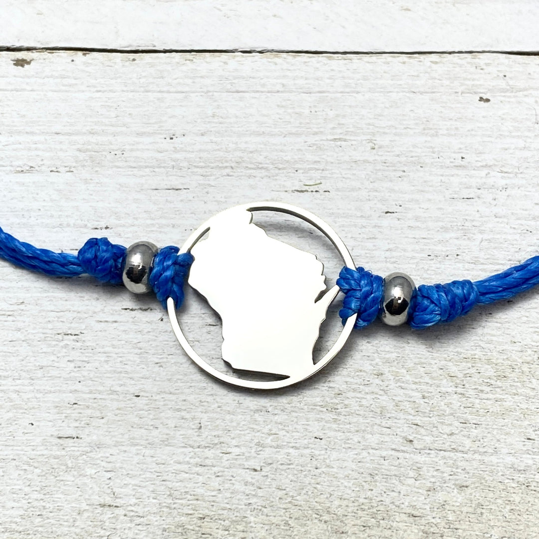 Wisconsin Pull Cord Bracelet - Be Inspired UP