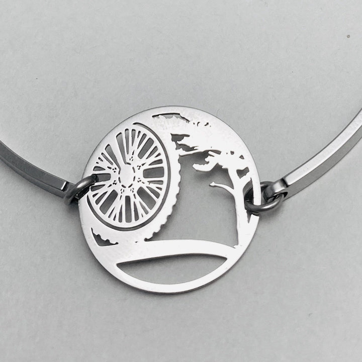 Fat Tire Bike Large Charm Bracelet - Be Inspired UP